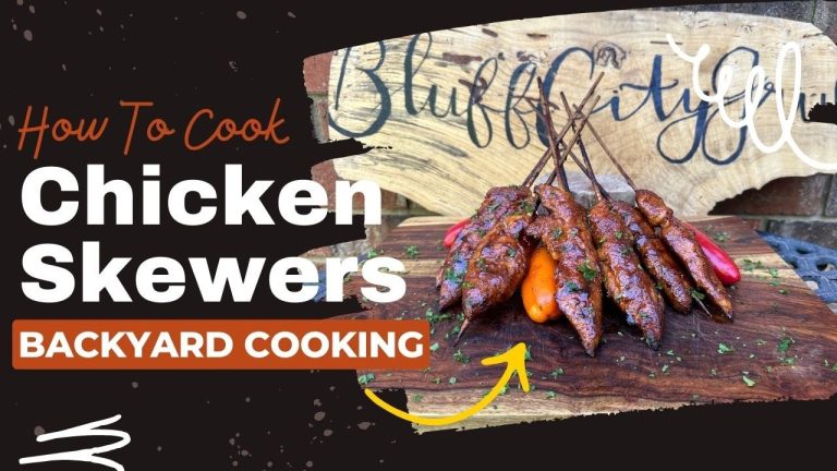 Backyard BBQ Chicken Skewers | The Best Way To Cook Chicken Tenders