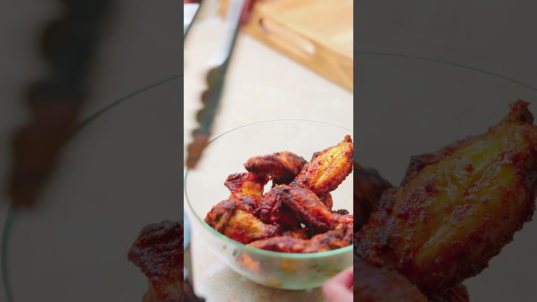 Spicy Honey BBQ Chicken Wings