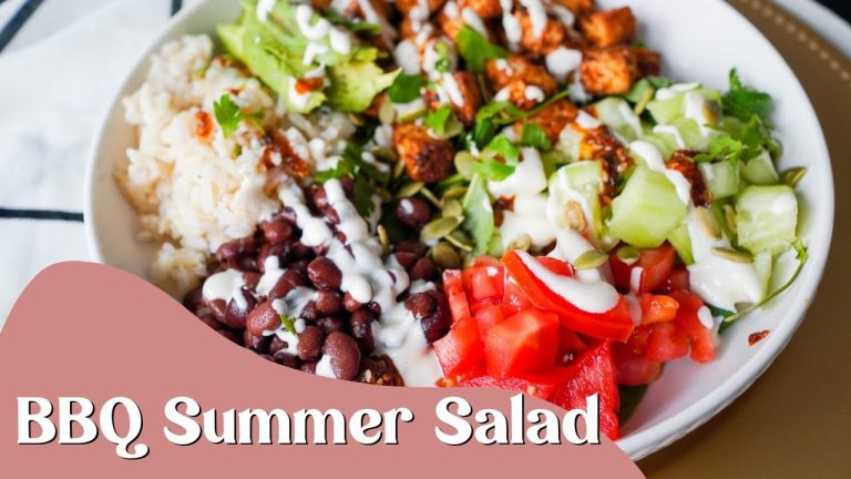 The Perfect Summer Salad – Try this Easy BBQ Tofu & Black Bean Salad
