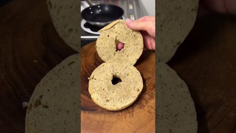 Wiener Bagel Sandwich 🥪 #shorts #food #recipes