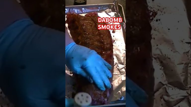 Ribs On The WSM. #ribs #bbq #bbqrecipes #shorts #food #recipes #smoker #shortsviral