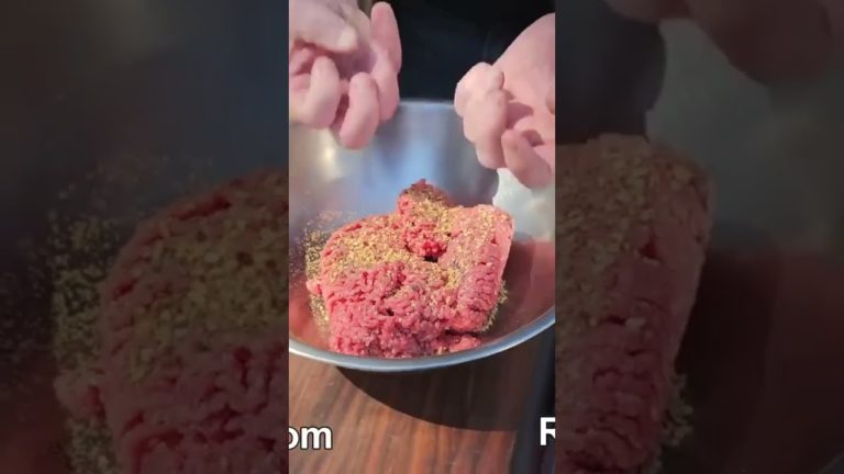 How do you season your burgers?