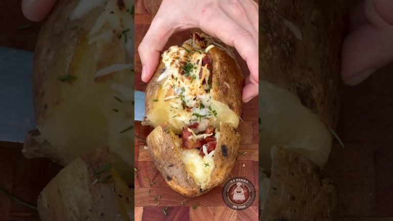 Ribs a la BBQ con papas rellenas 🔥💣