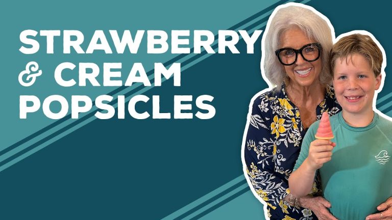 Love & Best Dishes: Strawberry & Cream Popsicles | Strawberry Dessert Recipes