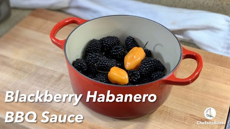 Blackberry Habanero BBQ Sauce – A Delicious Smoky Sauce with a Kick