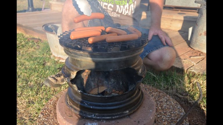DIY Car Rim BBQ