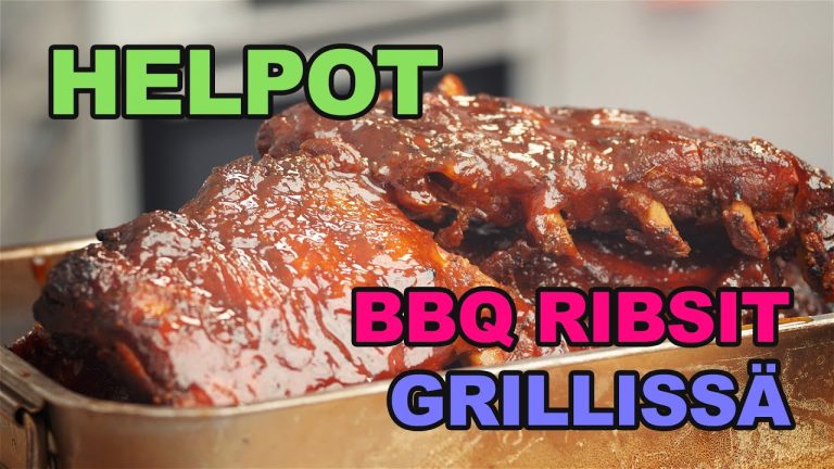 Savustettuja BBQ ribsejä Kamado Joe grillissä Juhannukseksi | VARMA RESEPTI