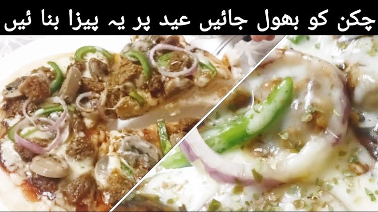 BBQ Beef Pizza|Bakra Eid Special|@Sadia’s Kitchen Diaries