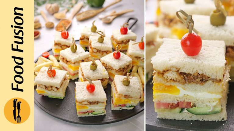 BBQ Club Sandwich Recipe by Food Fusion