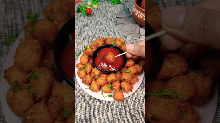 Crispy POTATO Bites Recipe 🤩😋🤩 | #shorts #potato #potatosnacks #potatorecipe #snacks #food #aloo