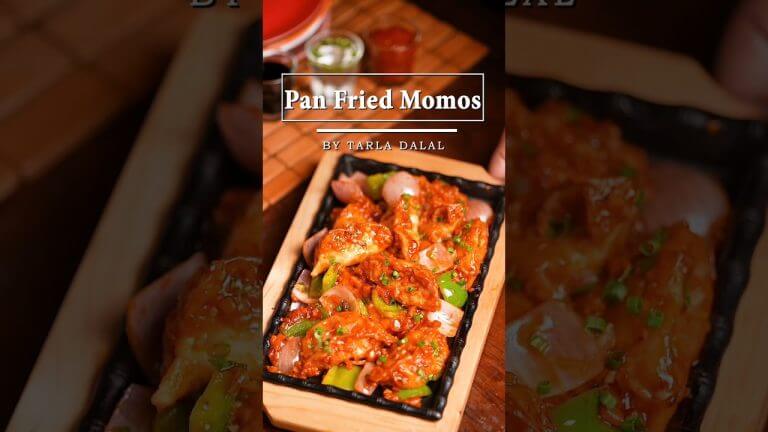 Pan fried momos #foodshorts #food #shortsyoutube #recipe