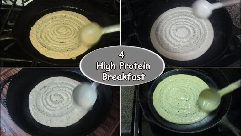 4 High Protein Breakfast Recipes | Non Fermented Breakfast Recipes | Healthy Breakfast Idea