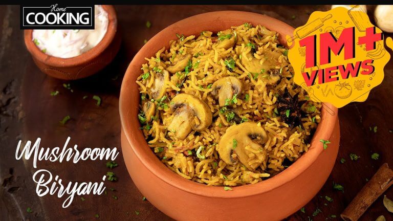 Mushroom Biryani | Mushroom Pulao | Kalan Biryani | Mushroom Recipes | Rice Recipes | Lunch Recipes