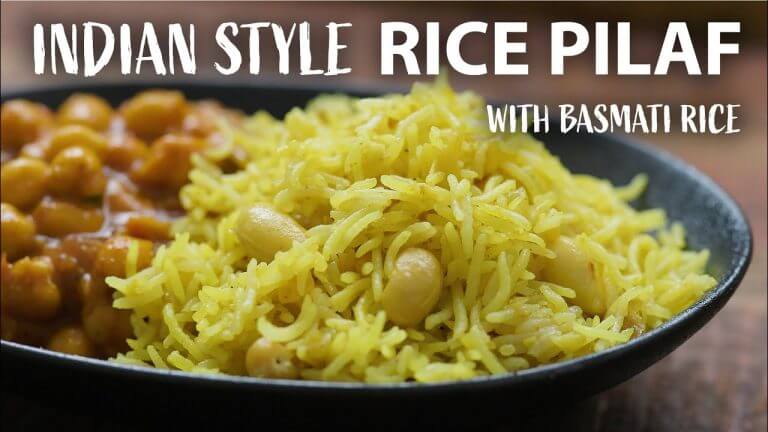 Easy RICE PILAF Recipe | Vegetarian and Vegan Meals Idea | Basmati Rice Recipes