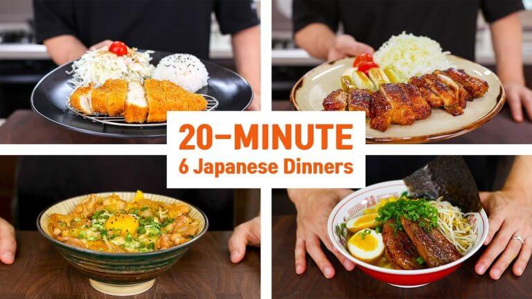 20 Minute Japanese Dinners that Will Change Your Life… or maybe 25