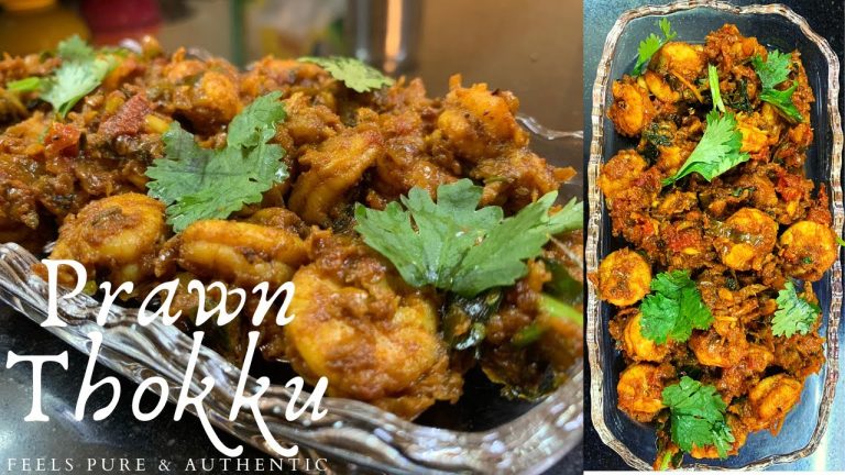 Prawn Thokku! Prawn Masala in Tamil! Prawn Recipe! Seafood Recipes!
