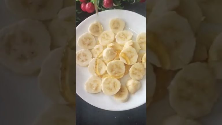 Fire less Banana Dessert 😋🤤yummy#shorts #ytshorts