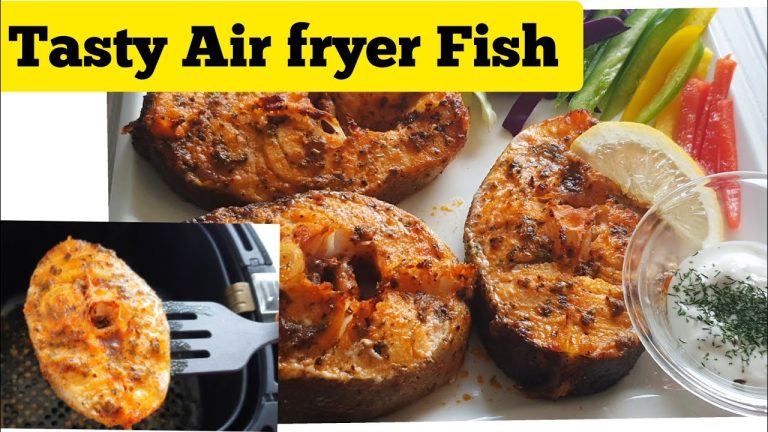 HOW TO FRY COD FISH FILLET IN AN AIR FRYER RECIPES //EASY Air fried COOKED Fish #Airfryerfishrecipes