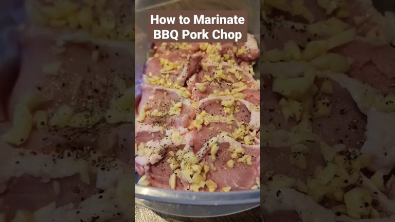 The Best BBQ Pork Chop