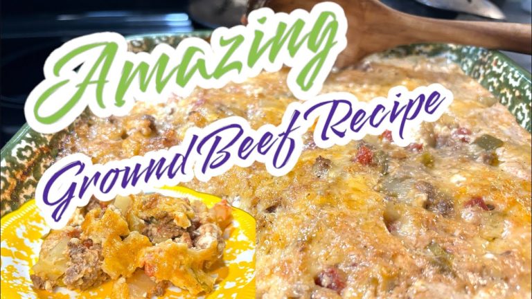 Unbelievable! Easy Recipe To Cook At Home- Ground Beef Dinner ⭐️WINNER DINNER ⭐️