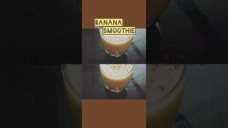 Banana Smoothie| Smoothies | smoothie recipes |  #shortsfeed #shorts #trending