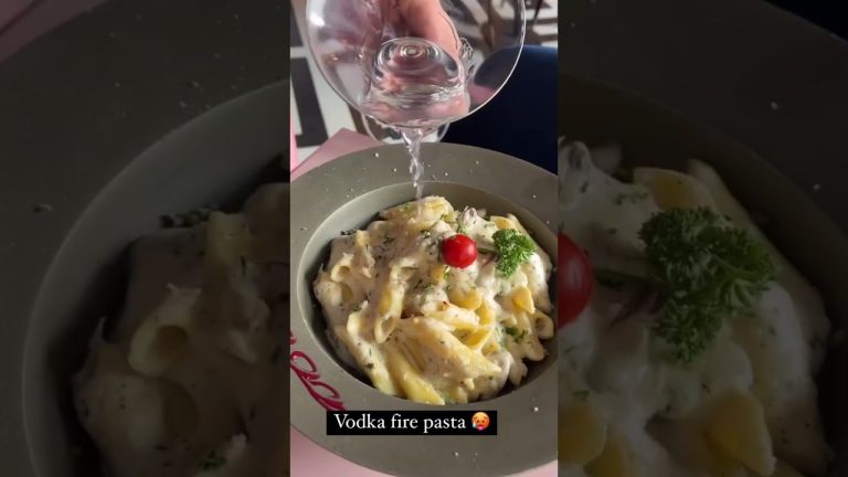 Vodka Fire Pasta 😍 || A Delicious of Authentic Pasta #shorts #ytshorts