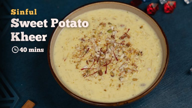 Delicious Sweet Potato Kheer | Easy and Healthy Dessert | Dessert Recipes | Indian Kheer | Cookd