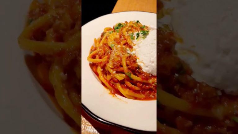 Spicy Ragu Pasta with Whipped Ricotta #italianfood #pasta #washingtondc #yum #foodie #rva #dmveats