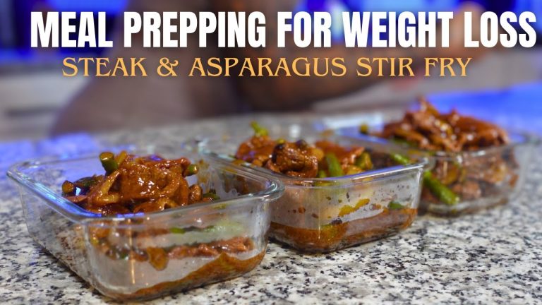 HEALTHY MEAL PREP IDEAS | STEAK & ASPARAGUS STIR FRY RECIPE | HEALTHY RECIPES |