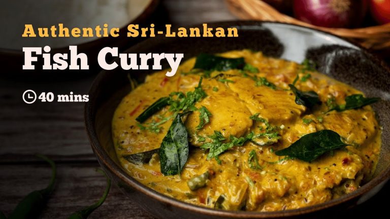 Sri-Lankan Fish Curry | Ceylon Fish Curry | Fish Curry | Sri Lankan Recipes | Cookd