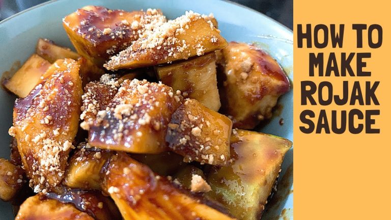 HOW TO MAKE ROJAK SAUCE | HOW TO MAKE ROJAK | MALAYSIAN DESSERT RECIPES | MALAYSIAN SALAD RECIPES