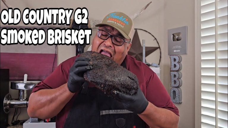 Old Country G2 Smoker – First Brisket Cook – Smokin' Joe's Pit BBQ