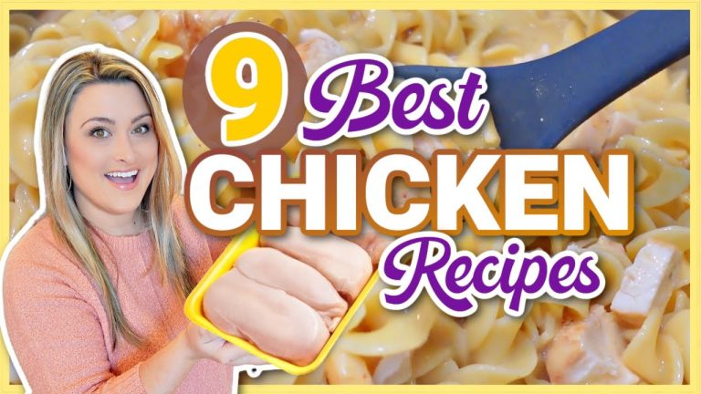 9 MUST-TRY Chicken Recipes that ANYONE Can Make! | QUICK AND DELICIOUS DINNER IDEAS