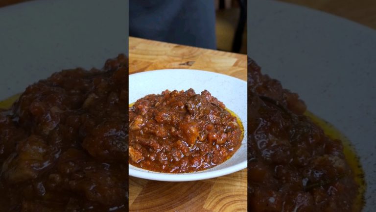 Pork & Beef Ragu LIKE A CHEF #chef #shorts