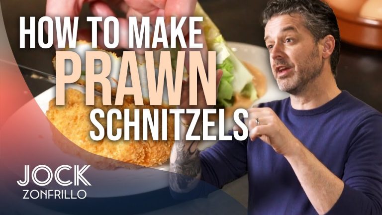 How To Make Prawn Schnitzels With A Spicy Cocktail Sauce | Seafood Recipes | Jock Zonfrillo
