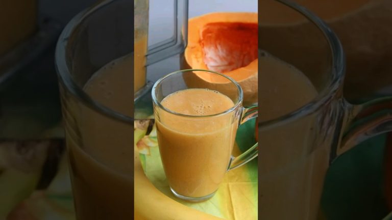 How to make banana smoothie / homemade smoothie #shorts #smoothie #recipe #weightlosstips