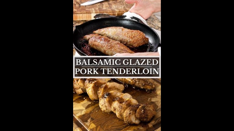 Balsamic Pork Tenderloins. Full recipe at: feedingyourfam.com/balsamic-pork-tenderloin #shorts