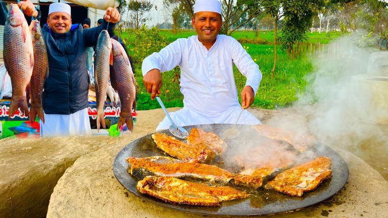 Tawa Fish Fry Recipe | Lahori Fish Fry | Restaurant Style Fried Fish | Village Food Secrets