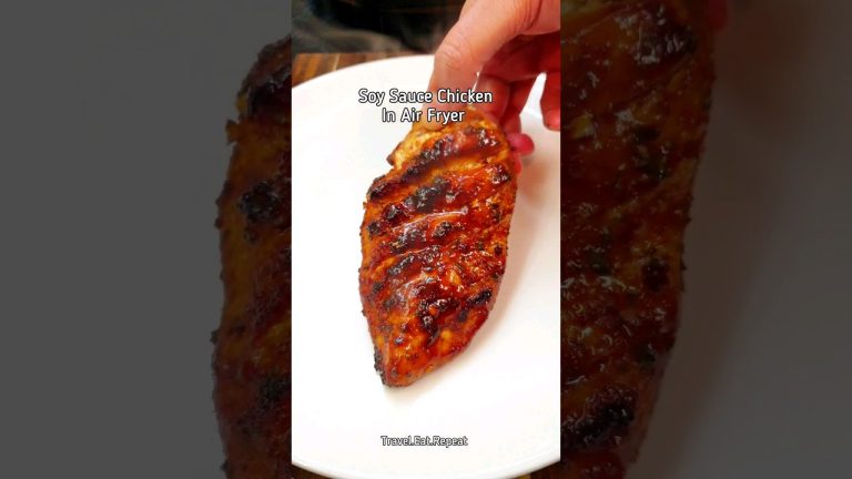 Easy – Healthy – Quick Soy Sauce Chicken In Air Fryer
