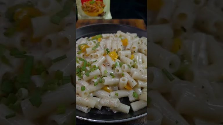 White Creamy Pasta ASMR Cooking | #shorts