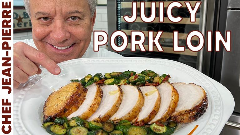 How to Make an Easy Juicy Pork Loin | Chef Jean -Pierre