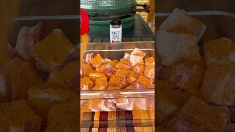 Pork Belly Burnt Ends #bbq #shorts