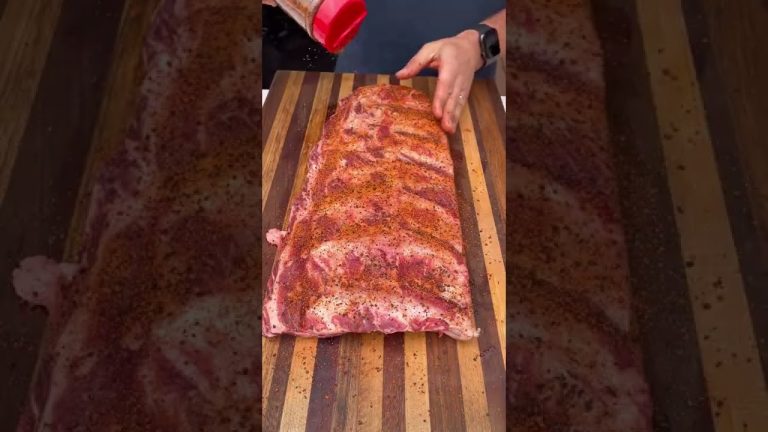 Super Easy Smoked Beef Ribs #shorts