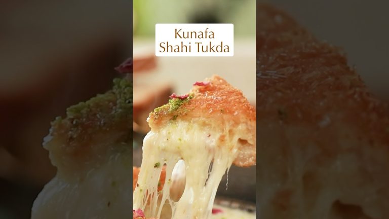 Kunafa Shahi Tukda', a show-stopper royal recipe! #FlavoursOfBharat #KunafaShahiTukda #Shorts