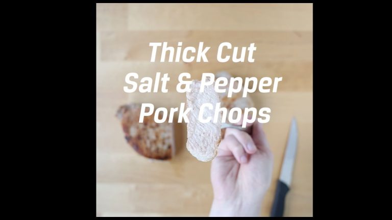 Thick Cut Salt & Pepper Pork Chops