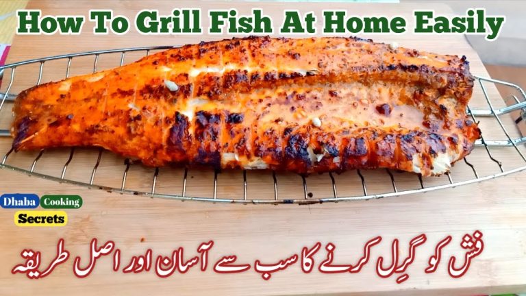 How To Grill Fish At Home || Restaurant Style Grilled Fish Recipe || Fish Grill Karne Ka Tarika