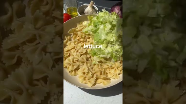 Vegan BLT Pasta Salad #recipe #salad #cooking #plantbased #vegan