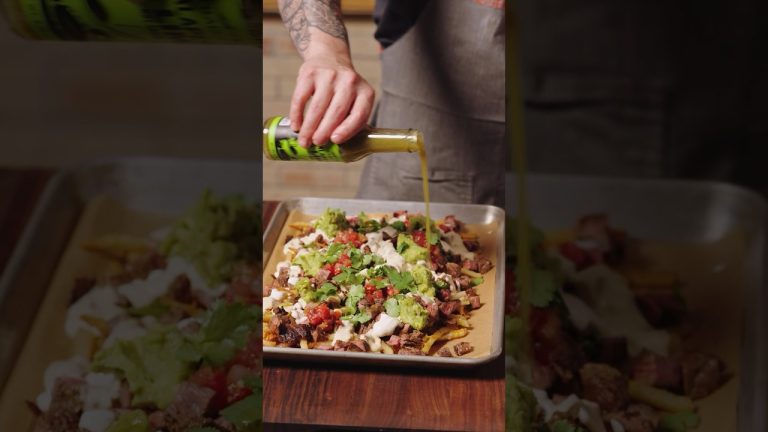 Craving Some Carne Asada? Try These Epic Loaded Fries 🔥 #traegergrills #bbq