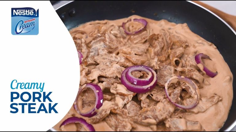 How to Cook Creamy Pork Steak with NESTLÉ® All Purpose Cream