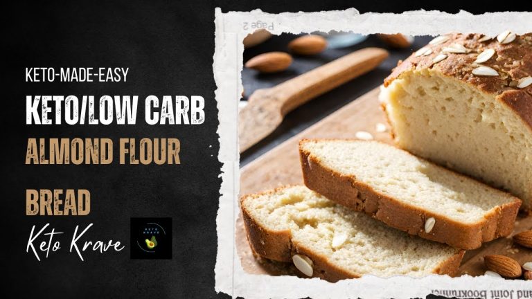 Keto/Low Carb Recipes:  Almond Flour Bread